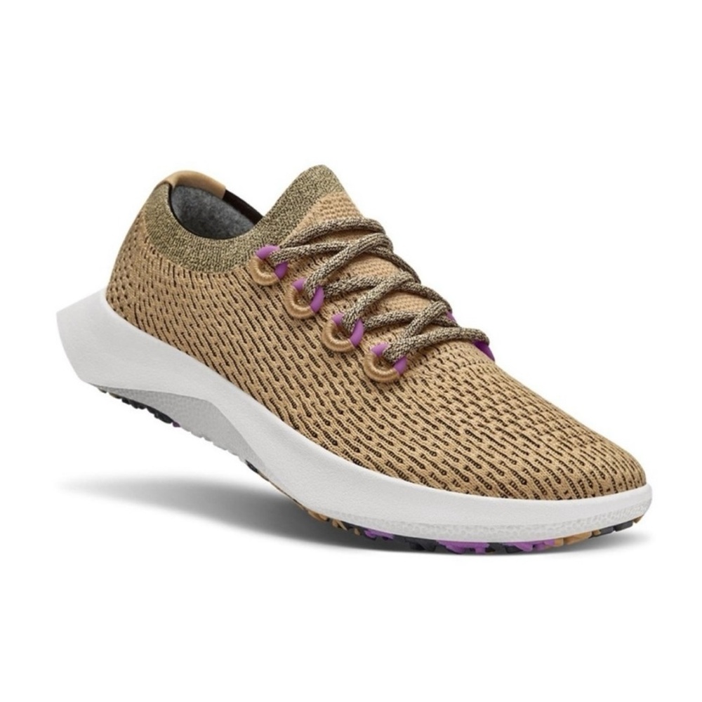 ALLBIRDS Limited Edition “Tree Dasher 2” Hazy Beige/Lux Purple, Size 8 NWOT